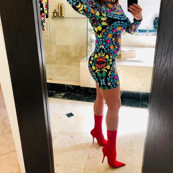 Mara Hoffman Long Sleeved Bodycon Dress - Picture 6 of 8